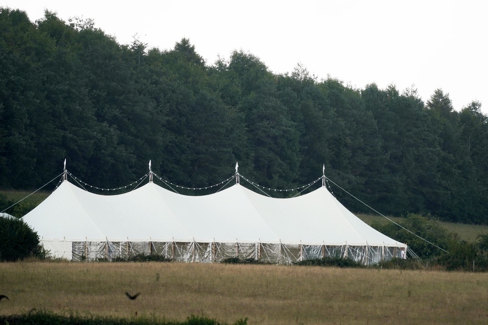 A man denied having items with intent to damage property at Boris Johnson’s wedding party venue in Gloucestershire in July 2022 (PA)