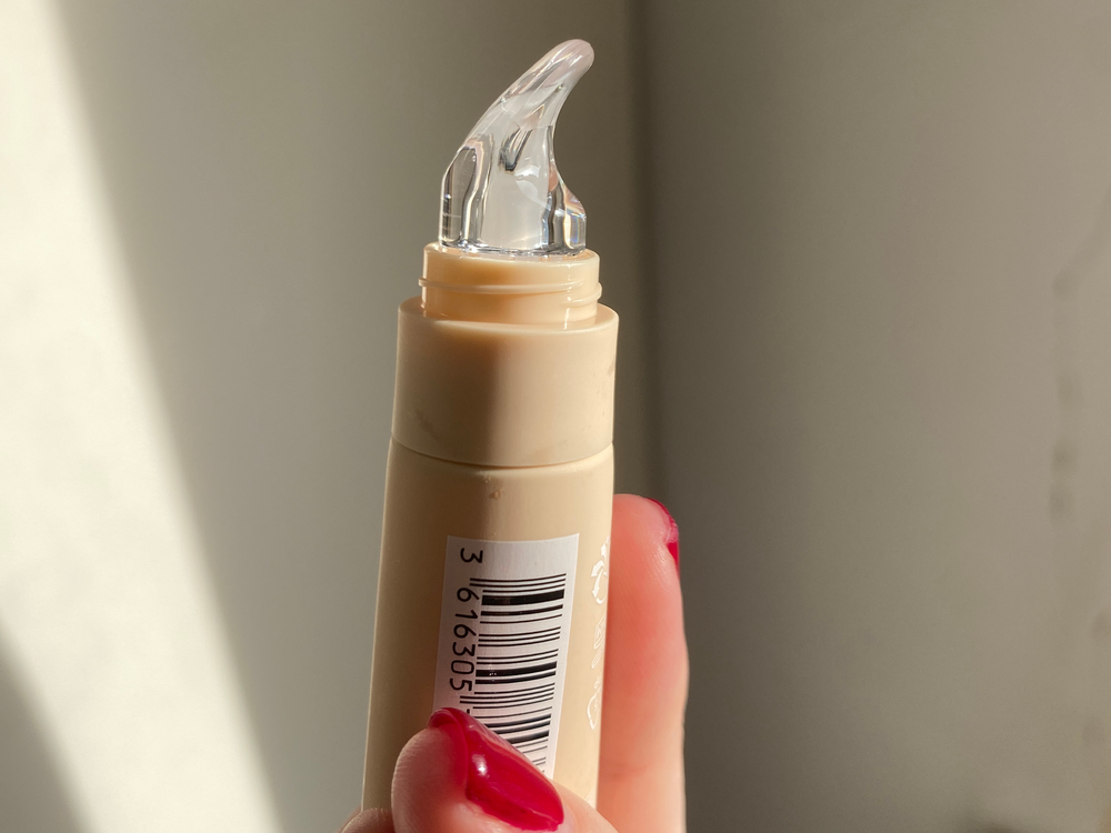 Rimmel's lip-hugging applicator was perfect for applying on the go (Ella Duggan/The Independent)