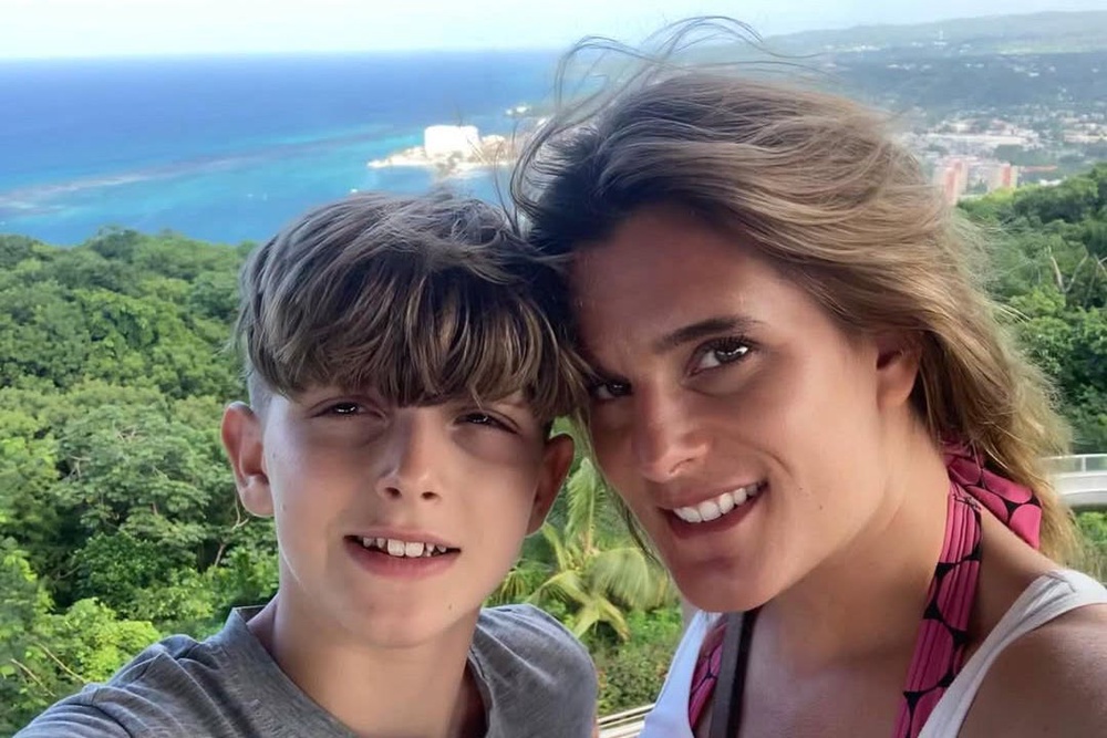 Ellen Roome with her 14-year-old son Jools Sweeney (PA Media)