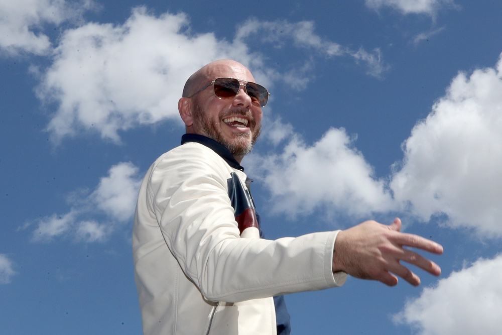 Pitbull’s iconic look has been replicated by many fans at his concerts (Getty Images)
