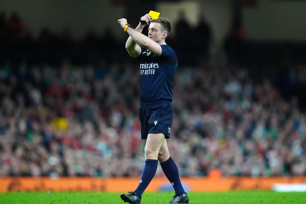 Christophe Ridley of England takes charge today (David Davies/PA Wire)