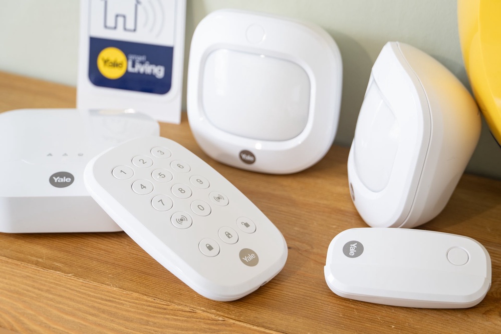 The wireless keypad can be wall-mounted. (Alistair Charlton/The Independent)