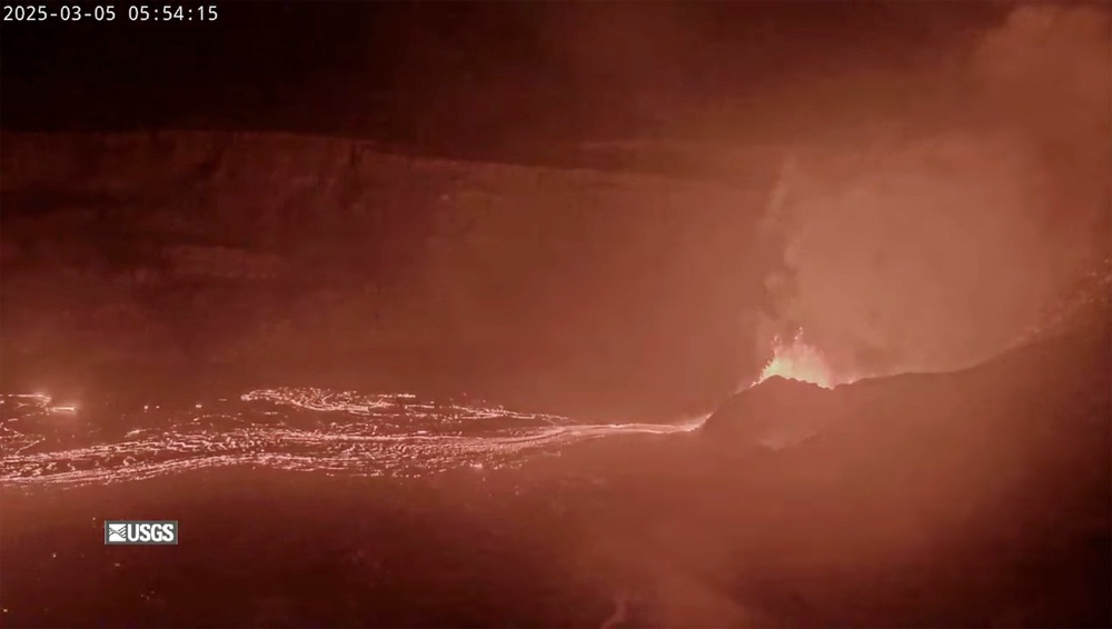 Lava fountain height soars in latest episode of Hawaii volcano eruption
