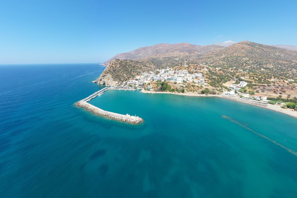 The picturesque village of Agia Galini is perched on the slopes the hilly landscape (Getty Images)
