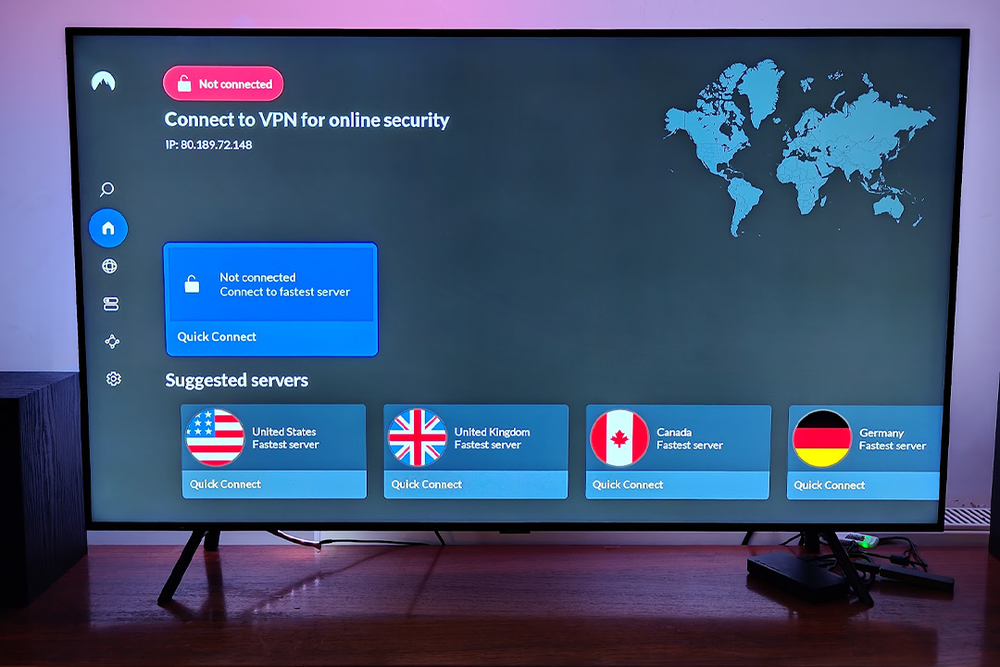The NordVPN app has a simple UI, but it’s a little cluttered with features (Esat Dedazade/The Independent)