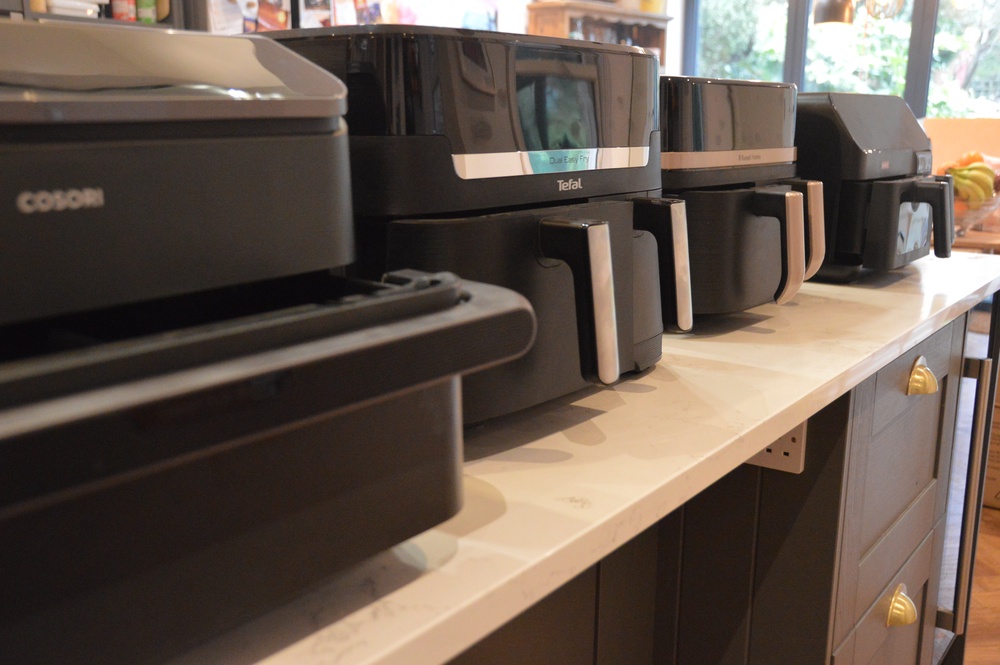 A selection of the dual air fryers I put to the test (Katie Gregory)