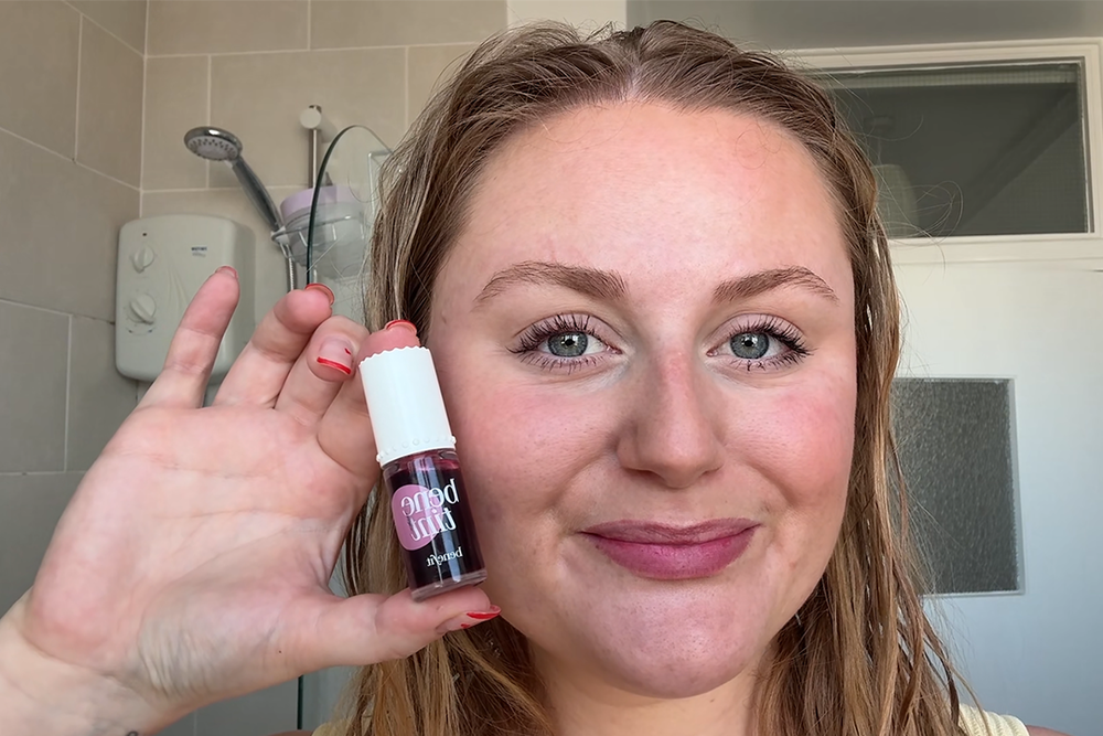 The water-like texture is non-drying and holds up against food and drink (Benefit)