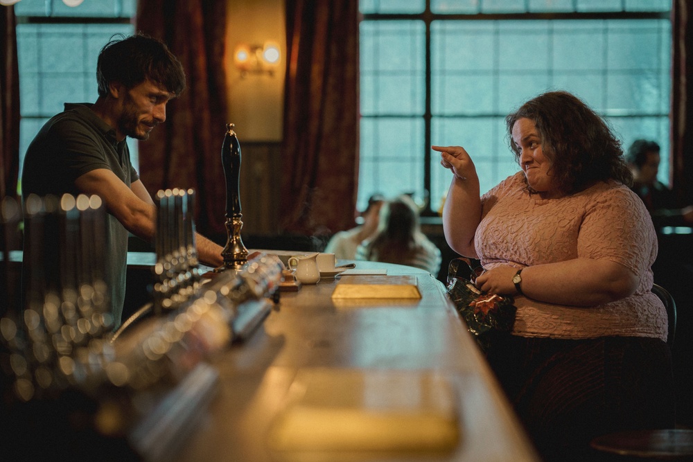 Richard Gadd as Donny and Jessica Gunning as Martha in ‘Baby Reindeer’ (Netflix)
