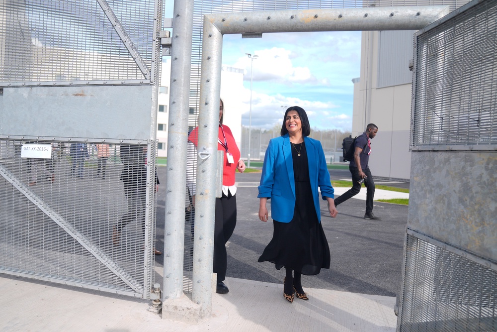 Shabana Mahmood during the official opening of HMP Millsike (Danny Lawson/PA Wire)