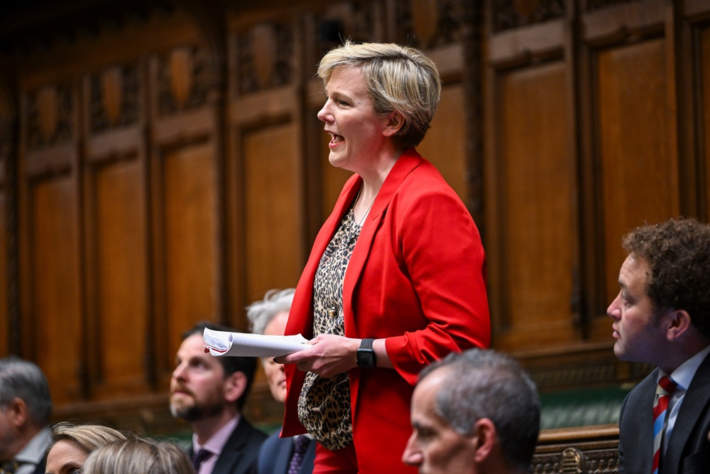 Stella Creasy is seeking an amendment that would cap donations from any individual (House of Commons)