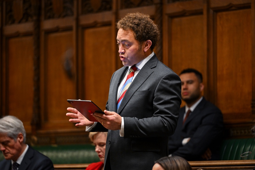 Veterans minister Calvin Bailey (House of Commons)