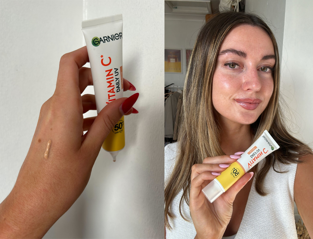 Testing the Garnier vitamin C SPF (Daisy Lester)