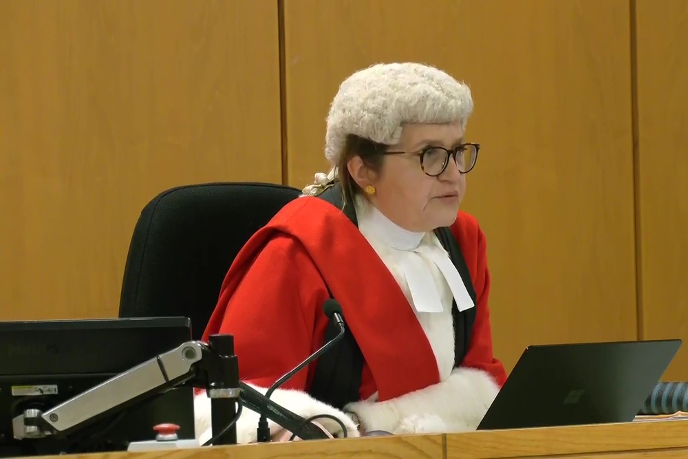 Mrs Justice Eady said Bankhardt repeatedly drove up and down the A146 and had a phone in his hand at times (PA Video) (PA Wire)