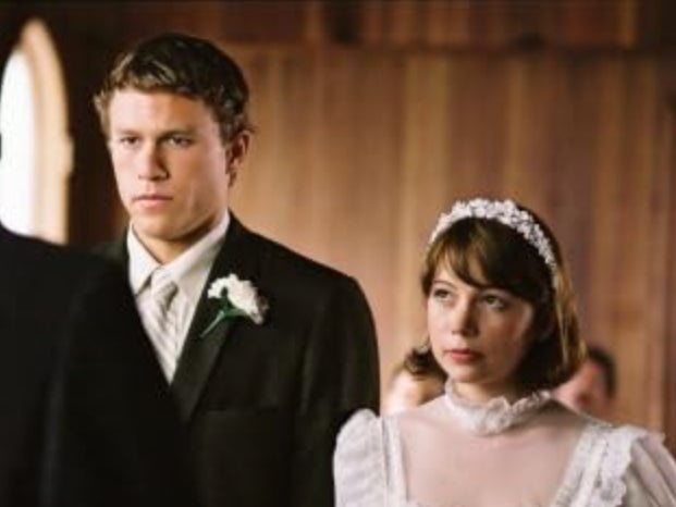 Heath Ledger and Michelle Williams in ‘Brokeback Mountain’ (Focus Features)