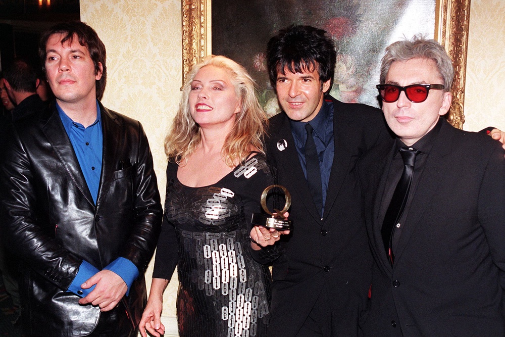 Clem Burke (second from right) with other members of Blondie (PA Archive)