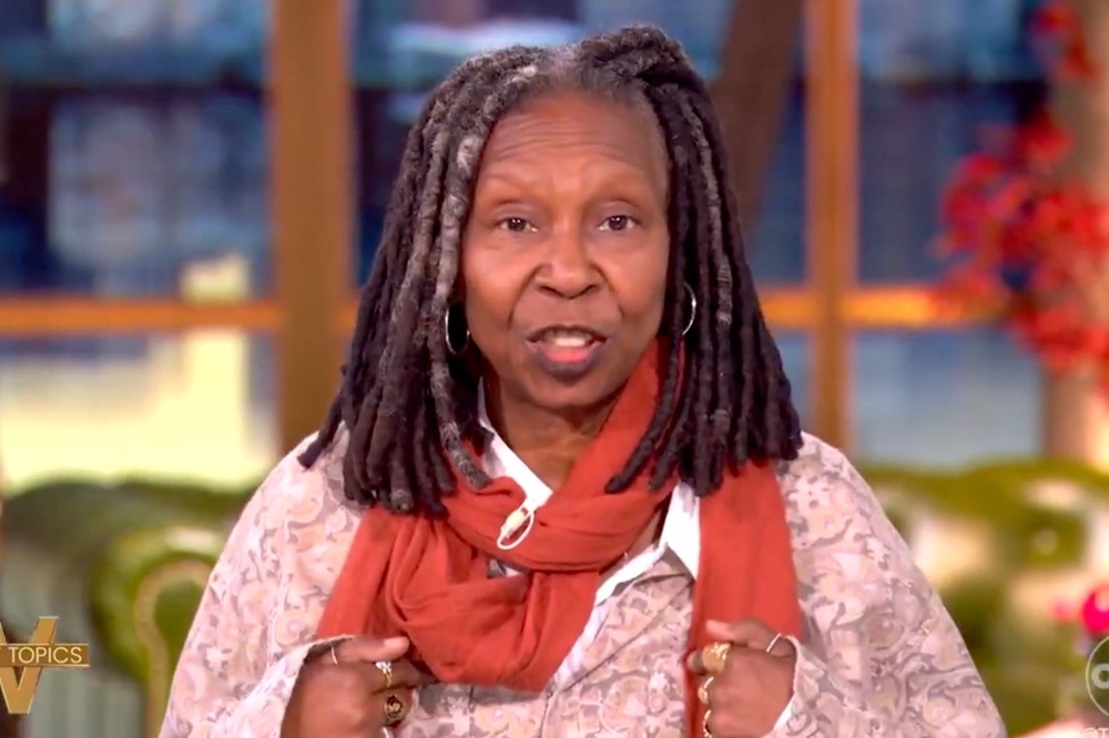 Trump added to his Knicks fan bona fides with a cameo in the Knicks-themed Whoopi Goldberg film “Eddie” in 1996 (The View/ABC)