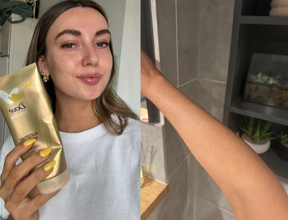 You can see results after just one use of Dove’s moisturising formula (Daisy Lester/The Independent)