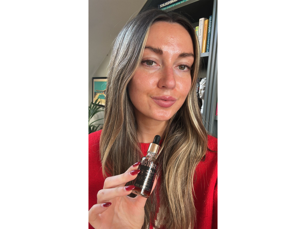 The non-greasy formula produces an even tan that masked any redness (Daisy Lester)