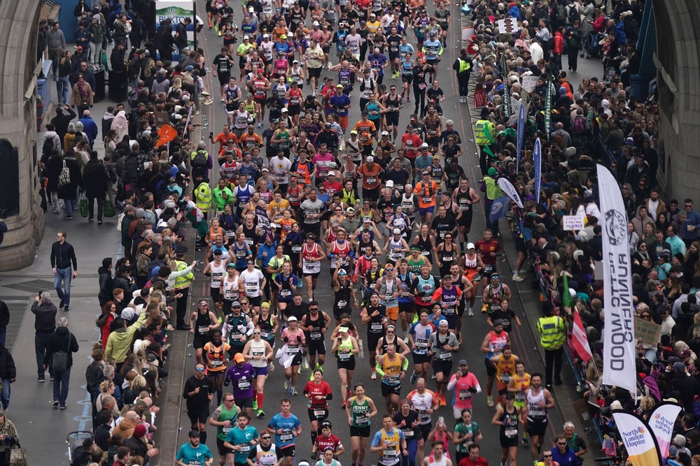 Image from: London Marathon LIVE: Sabastian Sawe makes history with first marathon under two hours