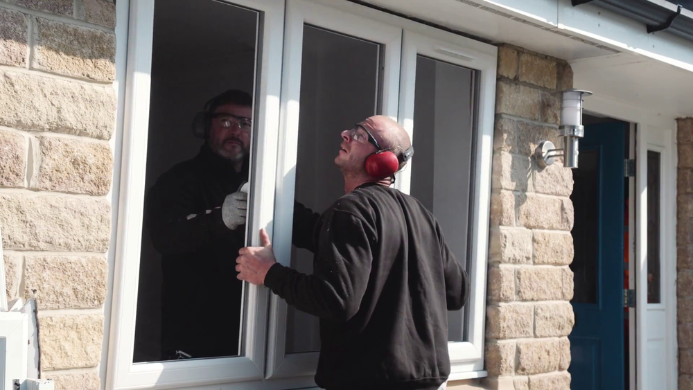uPVC windows are easy to clean and require little maintenance. (Coral windows)