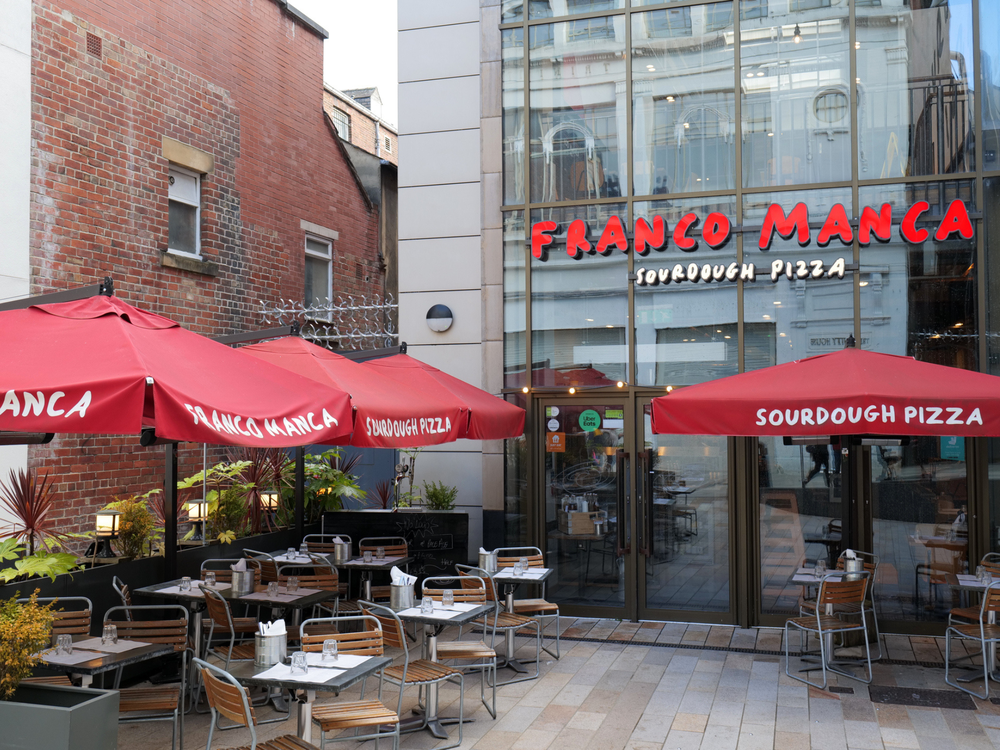 Restaurant chain Franco Manca currently runs 70 restaurants prior to the closures but said it has been knocked by “disproportionately high” UK taxes and a lack of business rates relief for restaurants (iStock/The Independent)