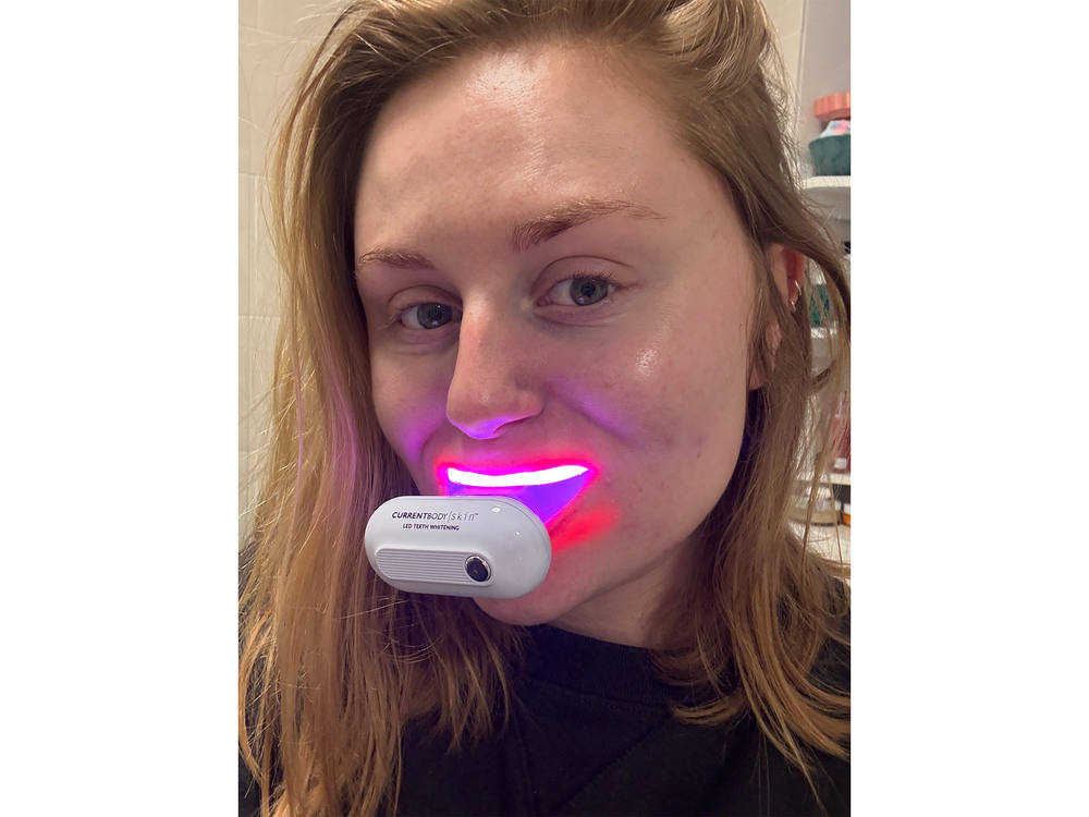 Currentbody’s mouth tray was the comfiest on test (Lucy Smith/The Independent)