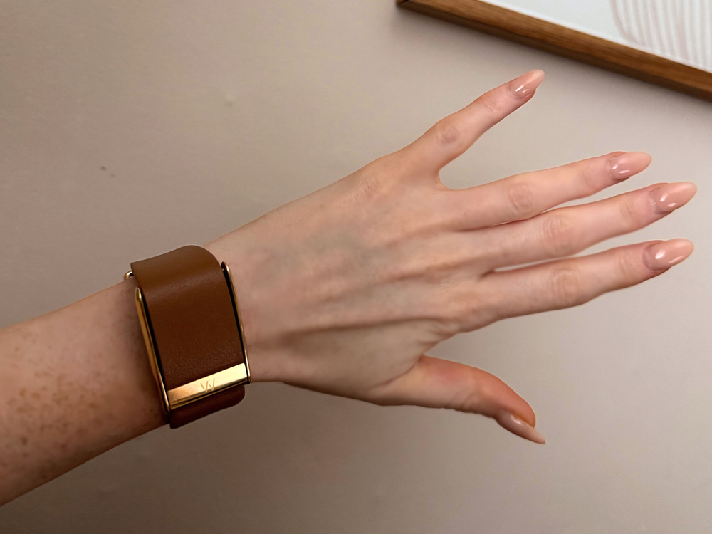 The Whoop 5.0 lasts a lot longer than the Fitbit Air (Emilie Lavinia/The Independent)
