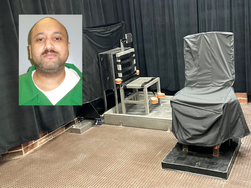A three-person firing squad in South Carolina fatally shot Mikal Mahdi in 2025. An autopsy report later revealed two wounds on his chest, and none of the bullets directly hit his heart, which is where the gunmen are supposed to aim (South Carolina Department of Corrections)