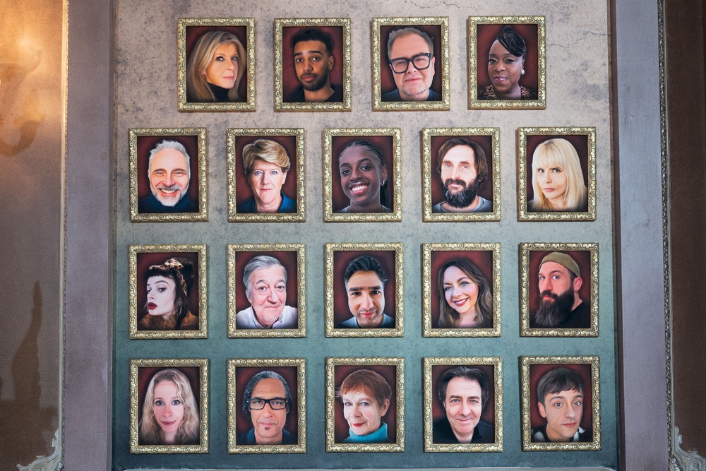 The cast of Traitors UK included actor and broadcaster Stephen Fry, Olympic diver Tom Daley, presenter Clare Balding, historian David Olusoga, and comedian Alan Carr (BBC)