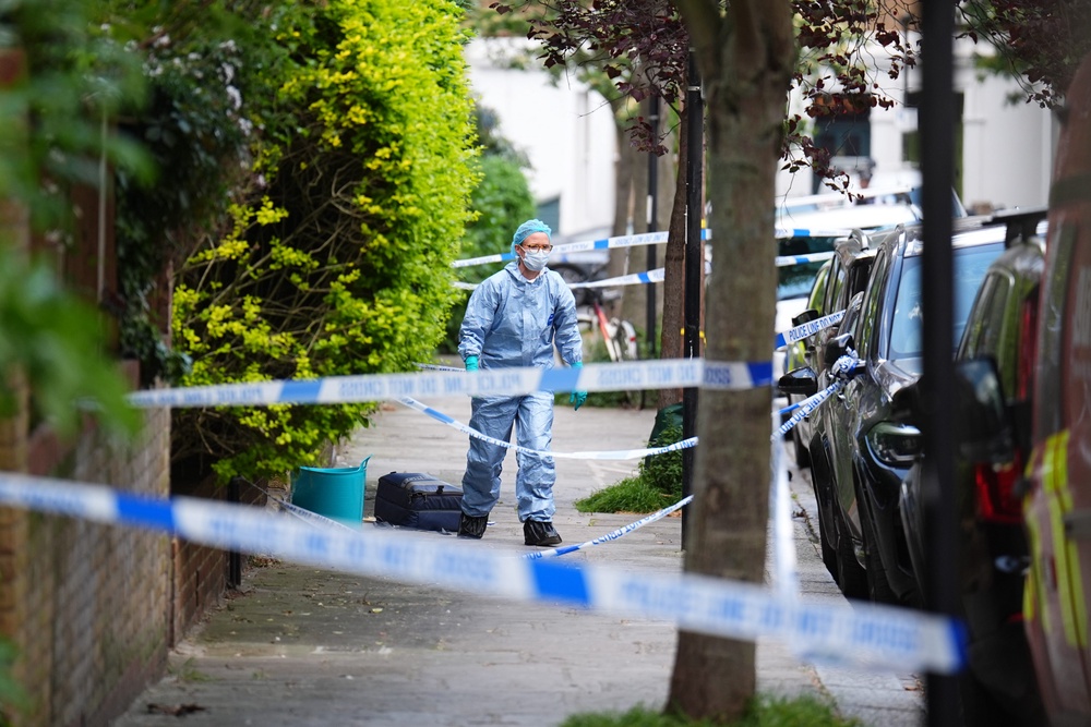 Ukrainians Roman Lavrynovych, 22, Petro Pochynok, 35, and Romanian Stanislav Carpiuc, 27, are charged over a series of fires in north London last spring (PA Wire)