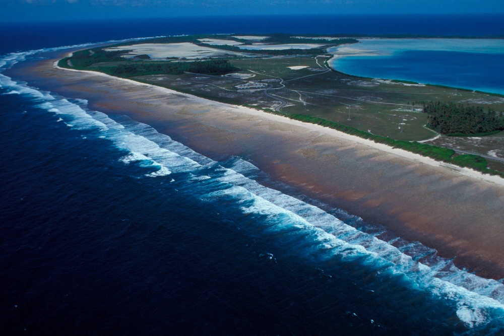 Aerial view of the Chagos Islands (Alamy/PA) (Alamy/PA)