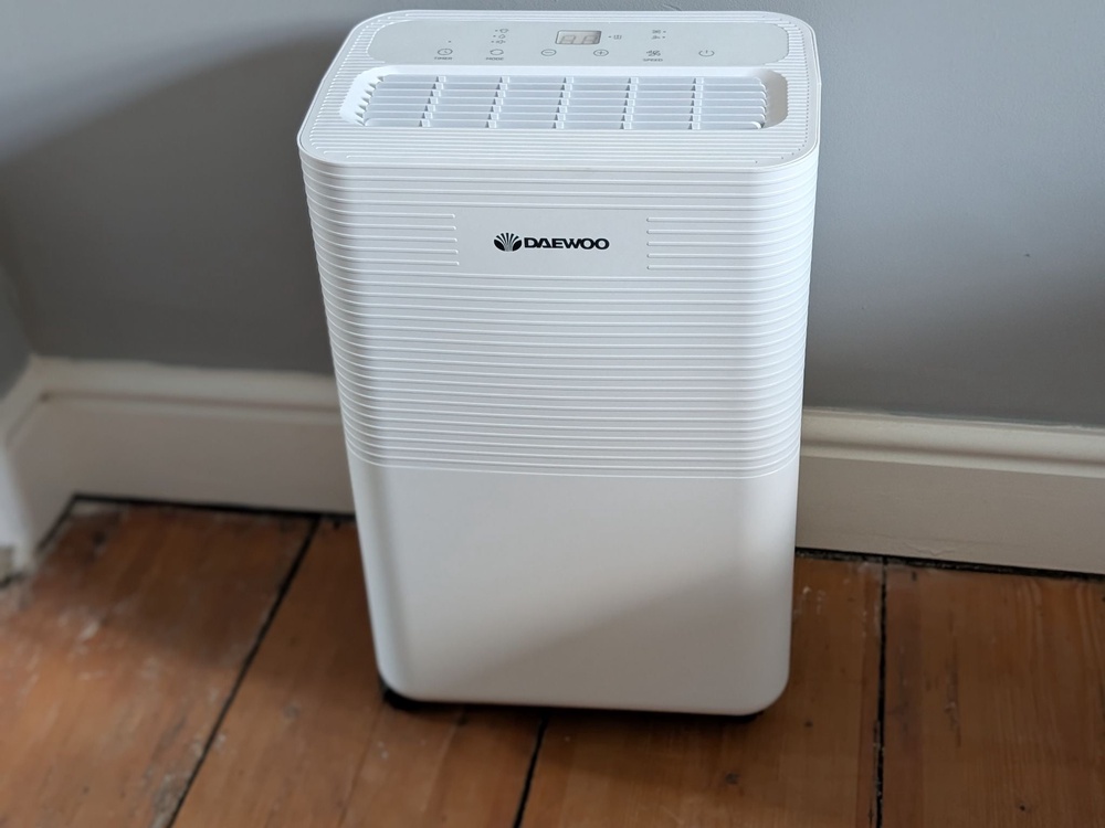 The laundry mode on this dehumidifier is life-changing (Joanne Lewsley/The Independent)