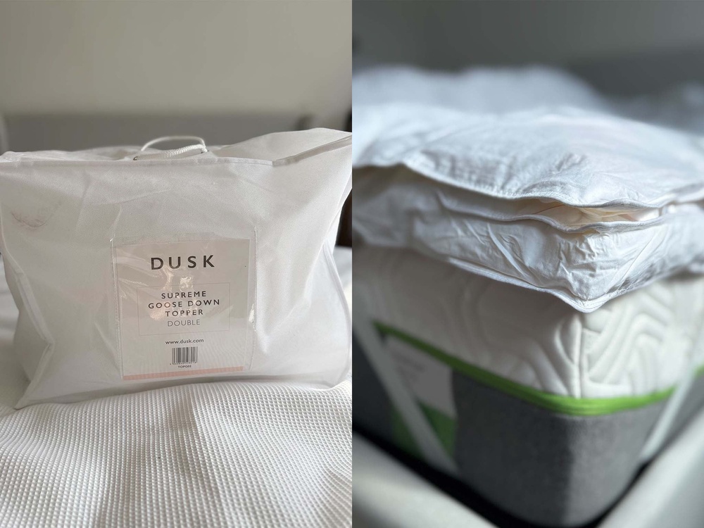Incredibly plush, this is one of the heftiest toppers we tried (Sarah Jones)