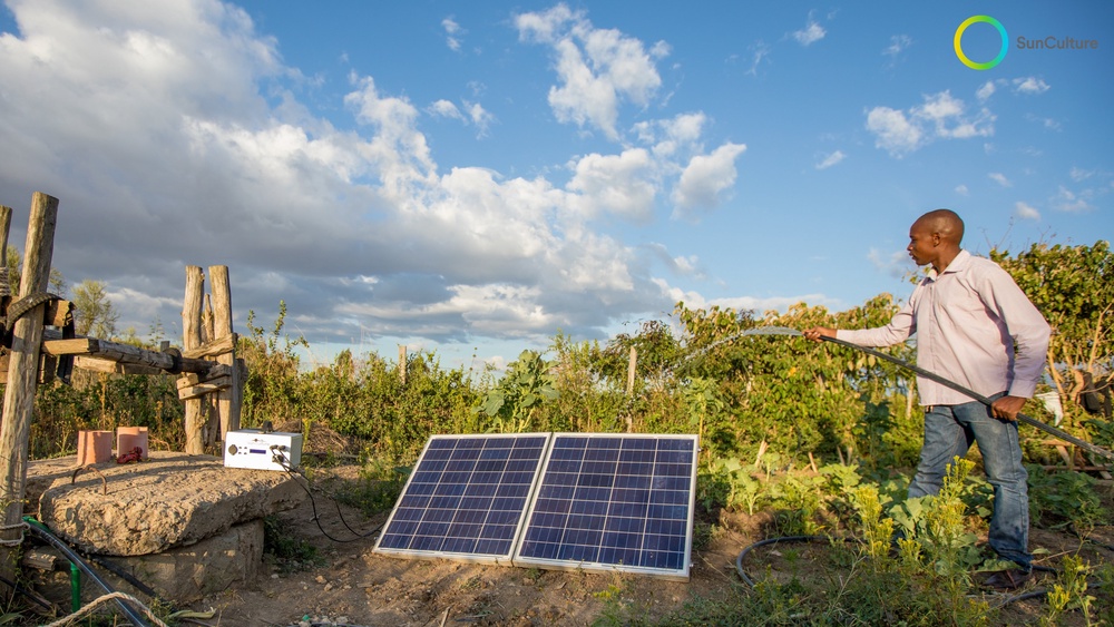 Recent climate-focused investments from British International Investments include  £1.7m committed to SunCulture, a Kenya-based company that provides solar-powered irrigation systems to smallholder farmers (British International Investments)