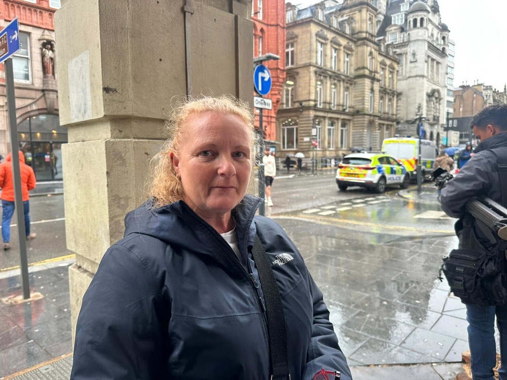 Donna Skeldon, 51, came to the parade from the Isle of Wight (Alex Ross / The Independent)