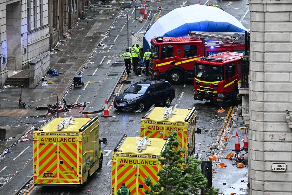 Image from: Liverpool parade crash latest: Paul Doyle charged with dangerous driving and GBH after 79 fans injured