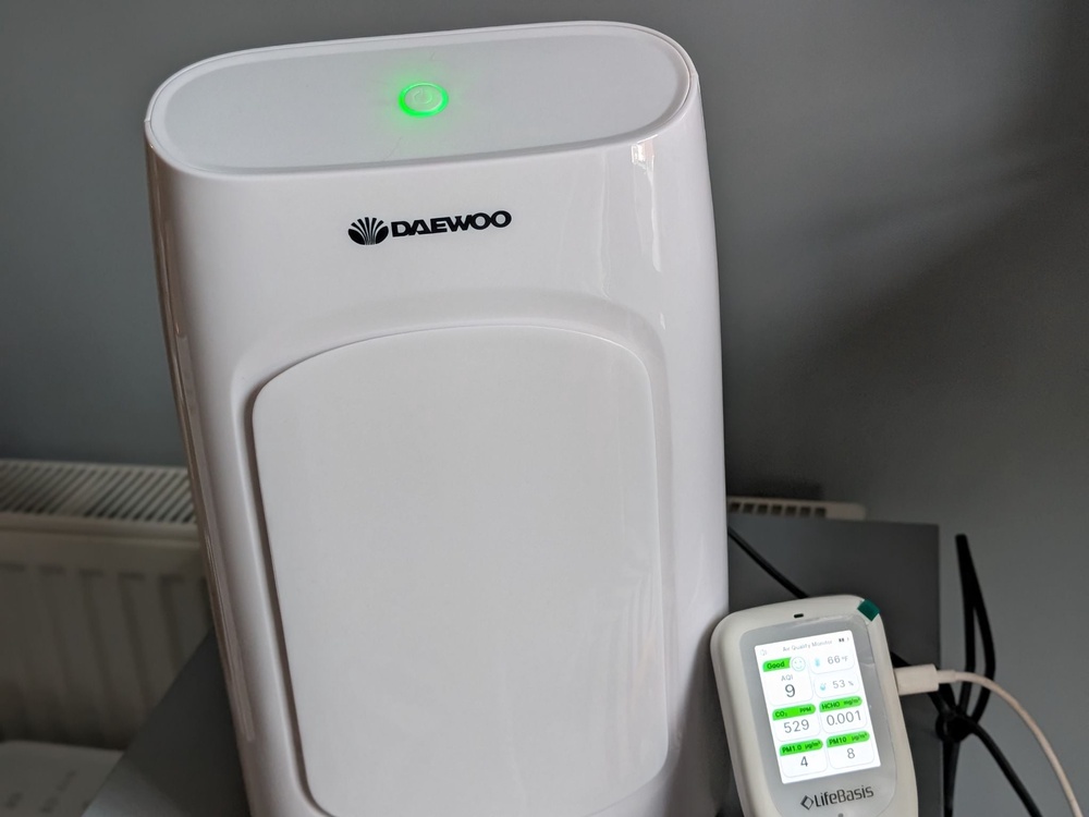 It’s small, but this little dehumidifier is surprisingly effective (Joanne Lewsley/The Independent)