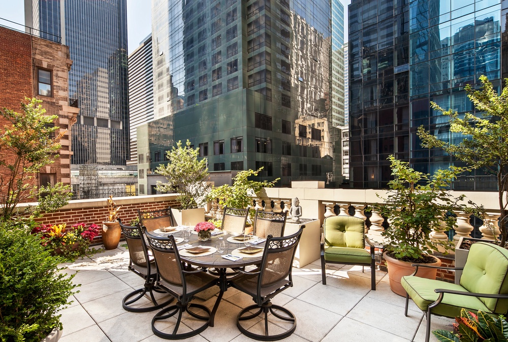 Butler service and private terraces are part and parcel at The Chatwal (The Chatwal NYC)