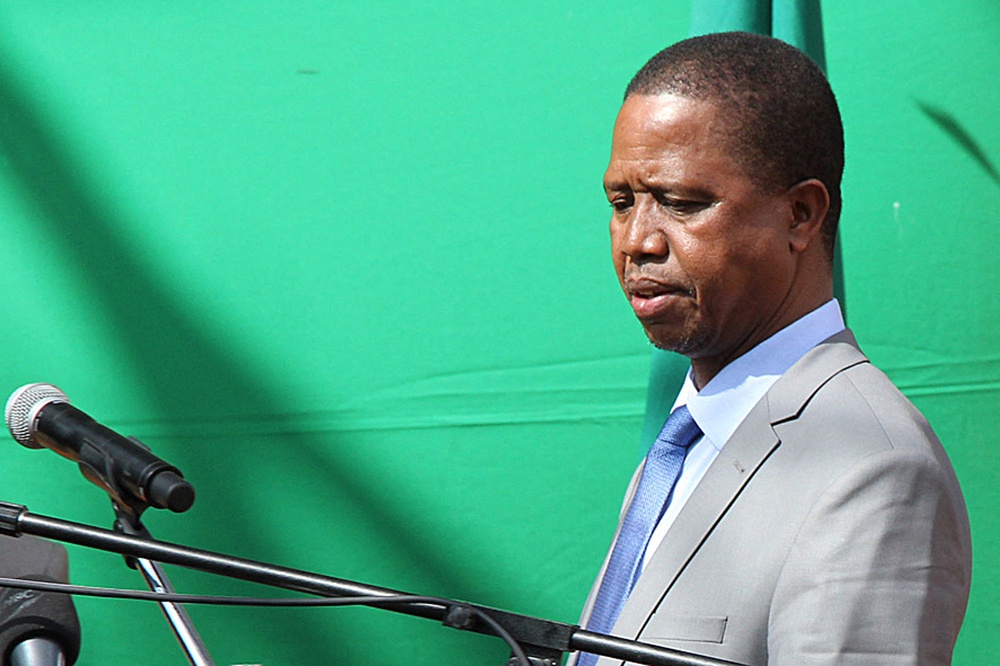 ungu's family claims that one of his last wishes was that political rival Hichilema should not go anywhere near his body and not preside over his funeral. (AFP/Getty)