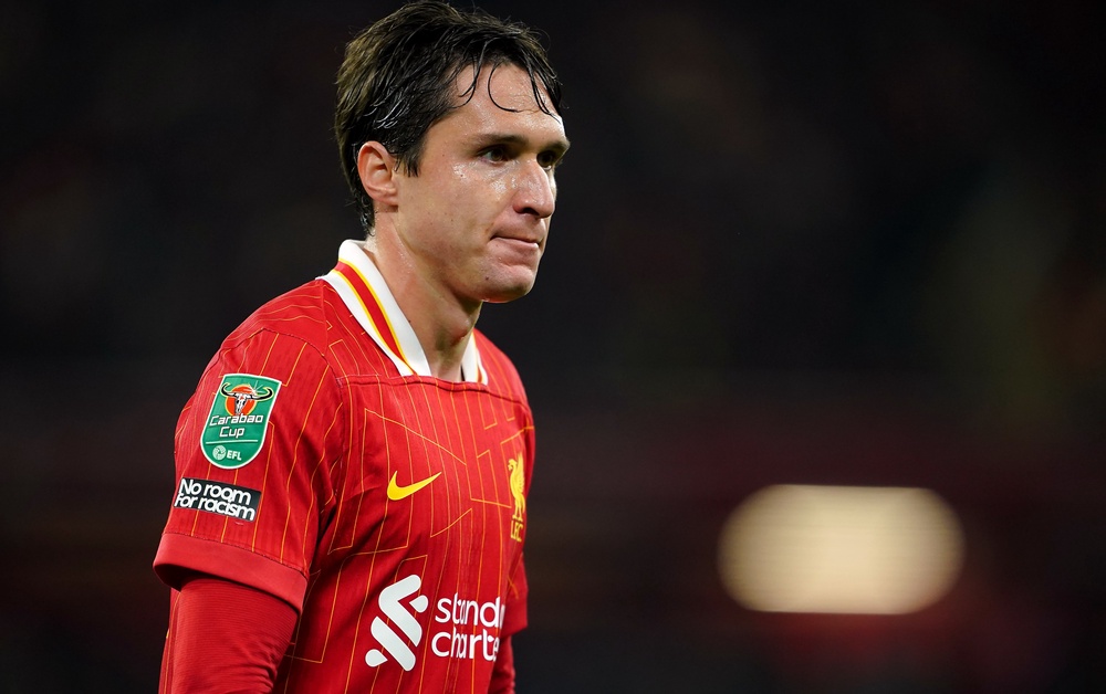 Chiesa was Liverpool’s only outfield signing in Arne Slot’s first summer in charge (Peter Byrne/PA Wire)