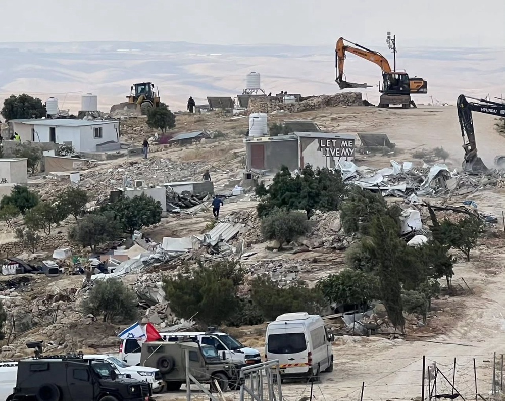 The Independent documented the destruction of the village of Khalet al-Daba’a in June 2025 (Mohammad Hesham Huraini)