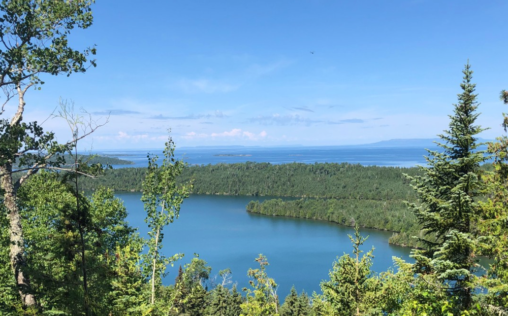 A view of Lookout Louise in Isle Royale National Park, which spans more than 132,000 acres (National Park Service)