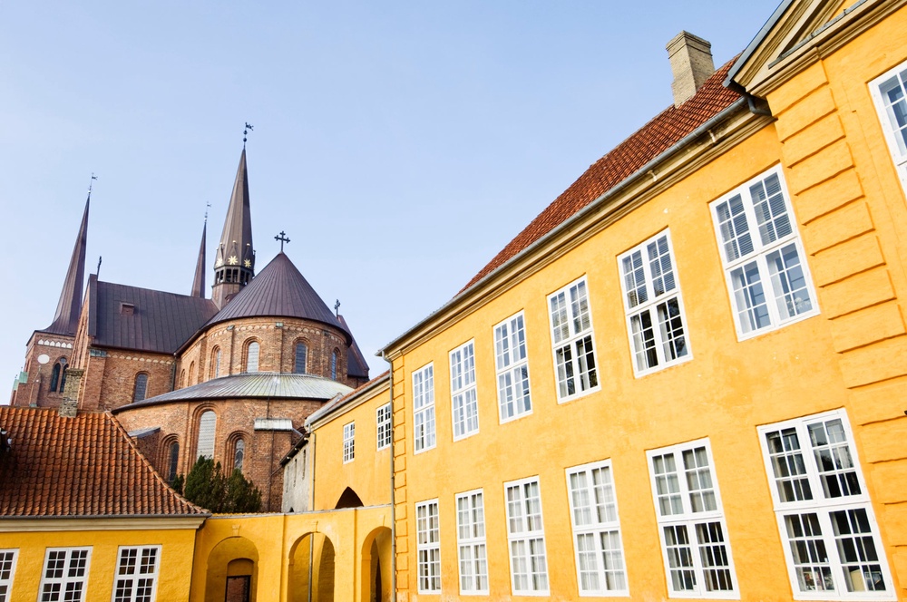 Roskilde Cathedral was Scandinavia's first Gothic cathedral and is the official royal burial church of the Danish monarchs (Getty/iStock)