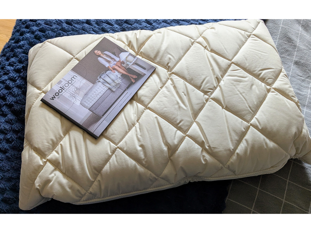 The wool’s natural breathability kept the pillow consistently cool (Caroline Preece)