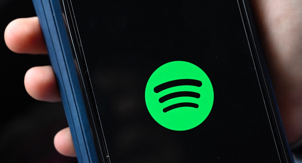 The music platform released a temporary logo update in celebration of its 20th anniversary (AFP/Getty)