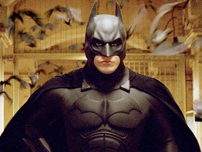 Christian Bale as Batman in ‘Batman Begins’ (Warner Bros)
