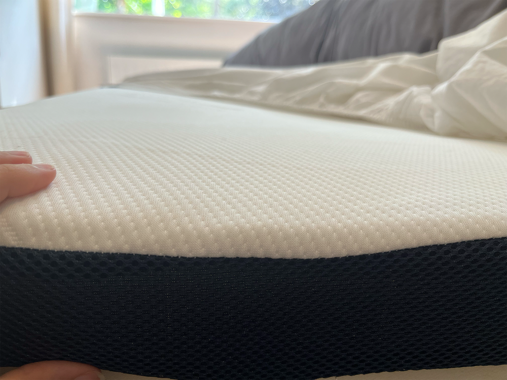 This is the chunkiest foam topper that we tried (Lois Borny/The Independent)
