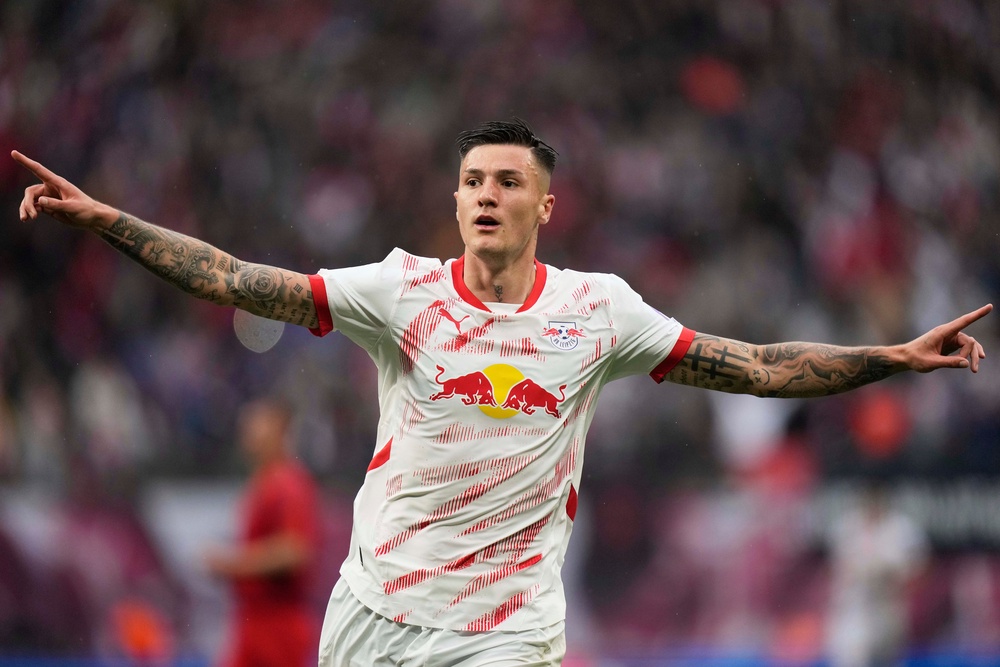 Benjamin Sesko is close to a move to Arsenal but RB Leipzig are holding out for a big fee (AP)