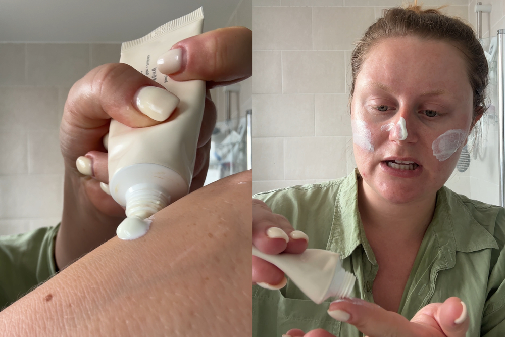 I use the relief sun formula every day to protect my skin from UV (Lucy Smith)