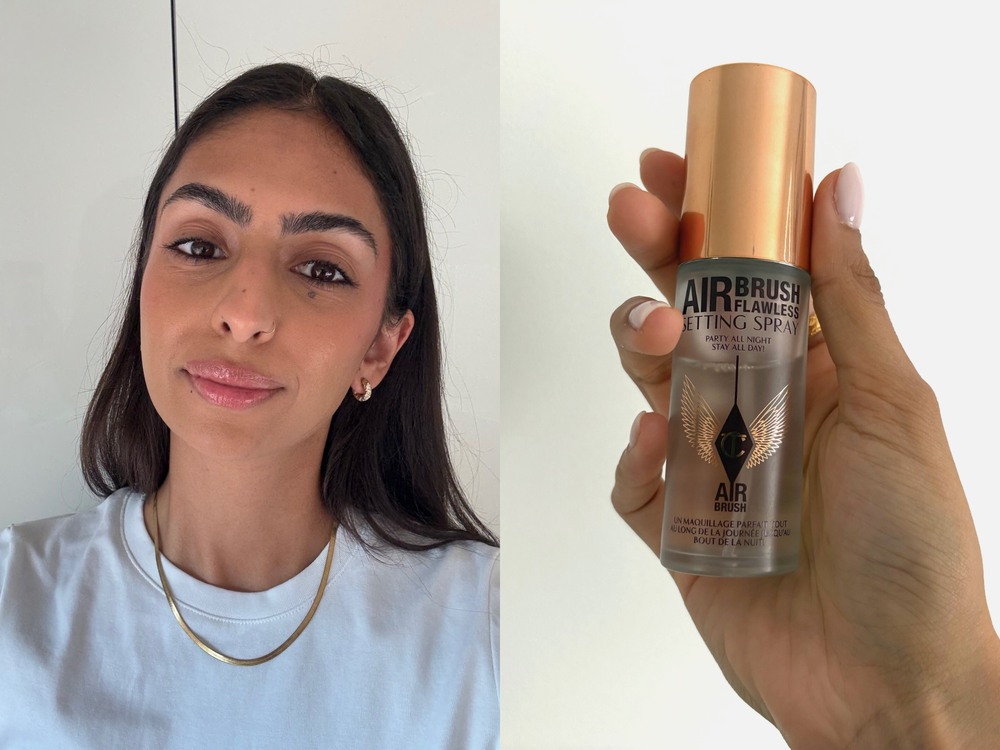 The airbrush flawless setting spray gave my skin a lit-from-within glow (The Independent)
